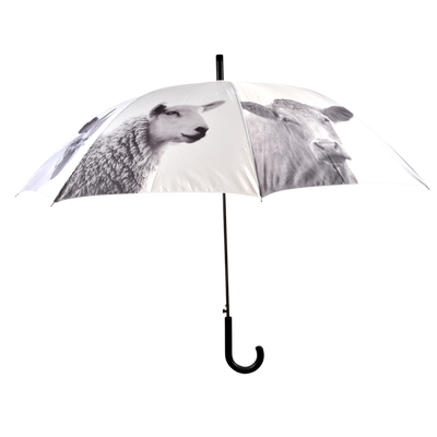 Paraguas Animales de Granja Blanco y Negro